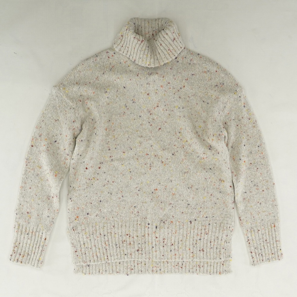 Long tall sally tan confetti sweater